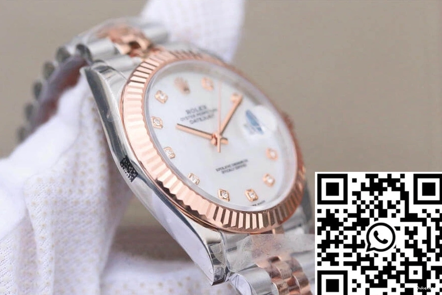 White Mother-Of-Pearl Datejust EW Factory Dial M126331-0014 Rolex 0816